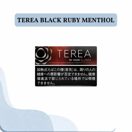 Buy IQOS Terea Black Ruby Menthol Japan in the UAE