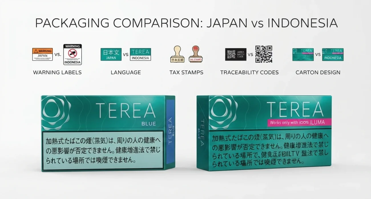 Terea Japan vs Terea Indonesia
