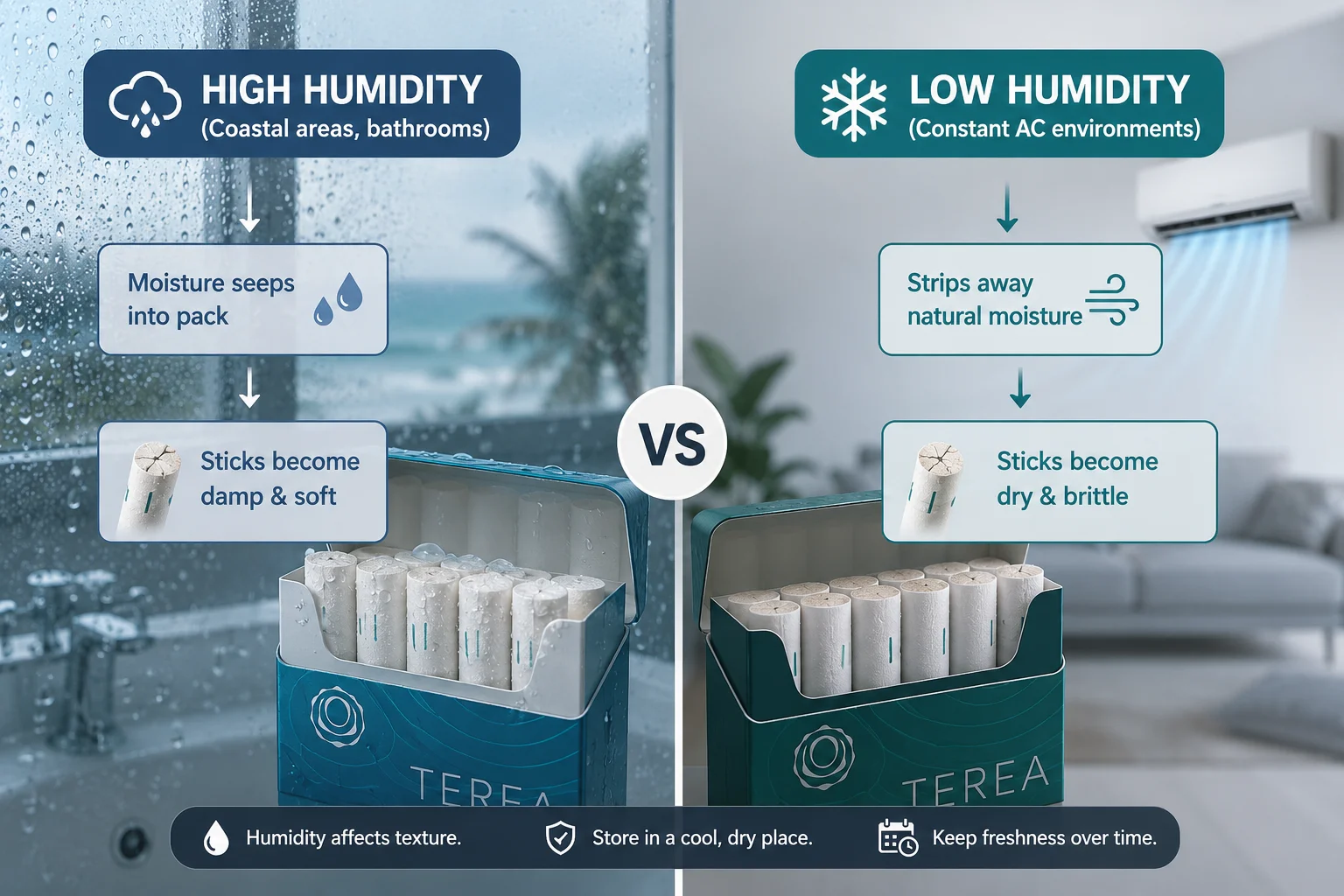 How Humidity Can Affect TEREA Storage